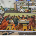 Christian Church Background The Last Supper Design Jesus Mosaic Mural